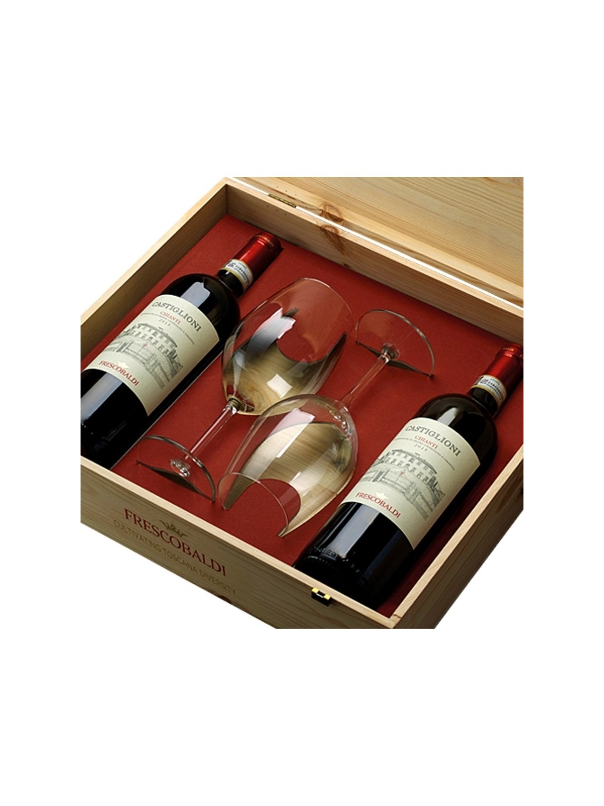 KIT CHIANTI CASTIGLIONI 2022 FRESCOBALDI + N.2 BICCHIERI