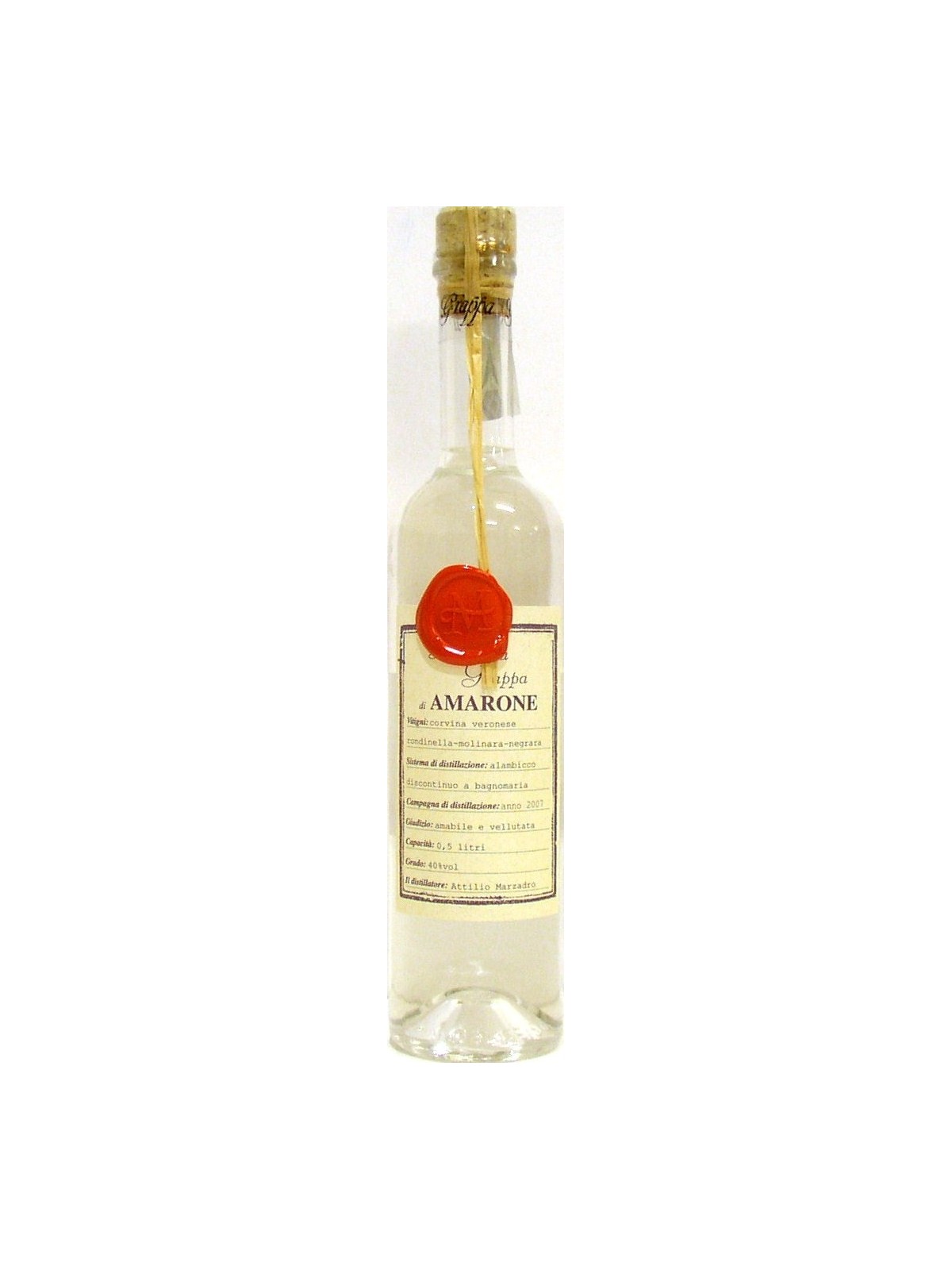 LA MIA GRAPPA DI AMARONE - MARZADRO
