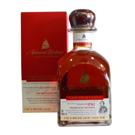 RHUM HMS PRINCESSA ADMIRAL RODNEY, SAINT LUCIA RUM