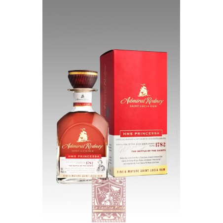 RUM HMS PRINCESSA ADMIRAL RODNEY, SAINT LUCIA RUM