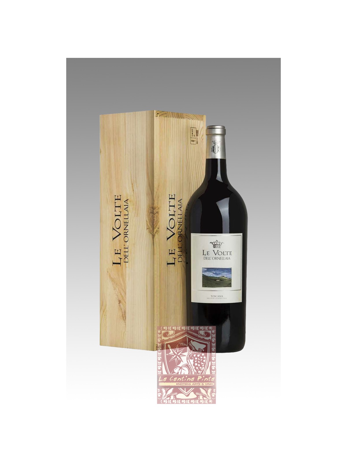 LE VOLTE DELL'ORNELLAIA 2017 MAGNUM 1,5 LT. CASSA LEGNO - TENUTA DELL'ORNELLAIA E MASSETO