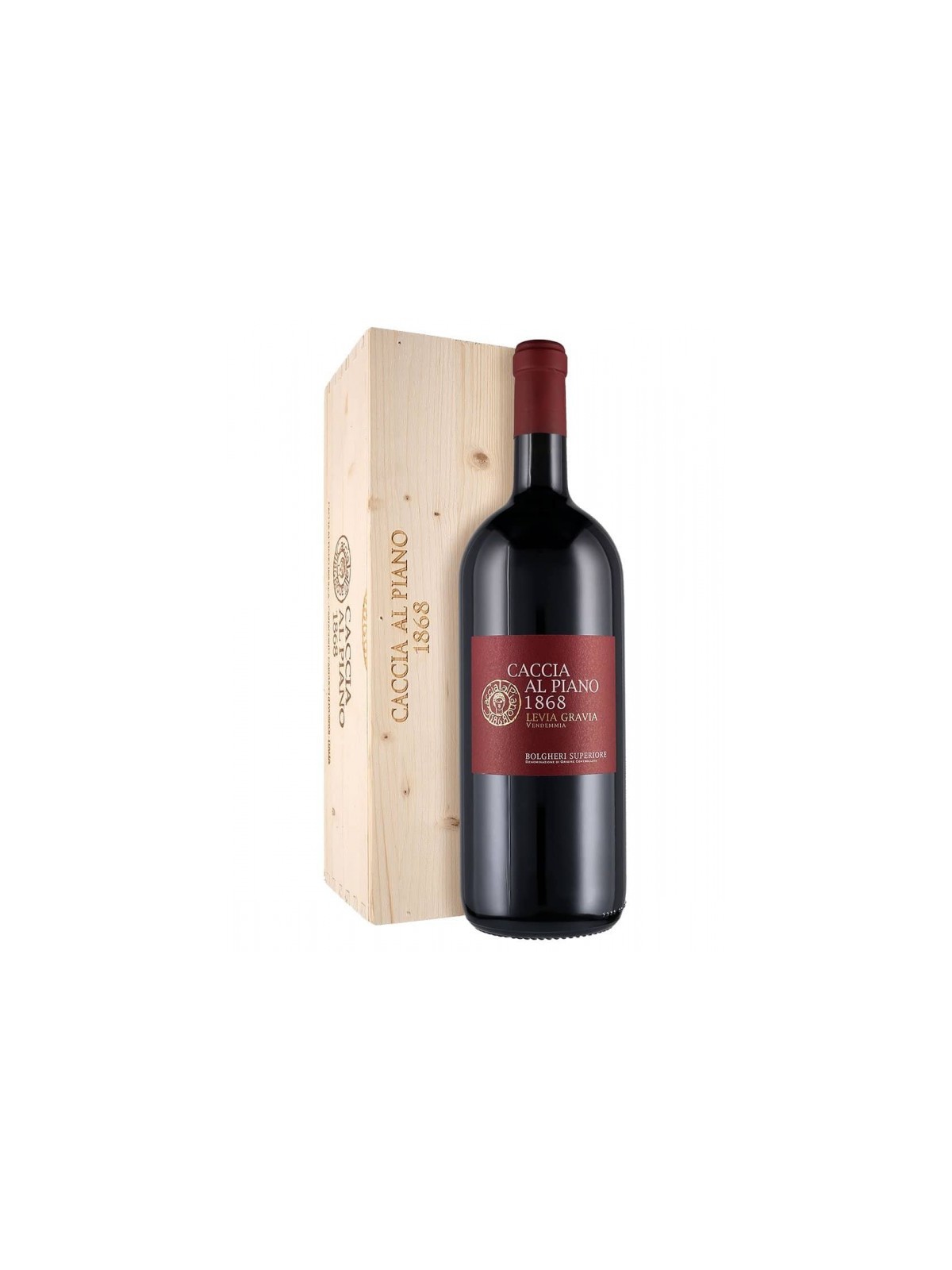 LEVIA GRAVIA 2010 BOLGHERI SUPERIORE MAGNUM 1,5 LT.- CACCIA AL PIANO