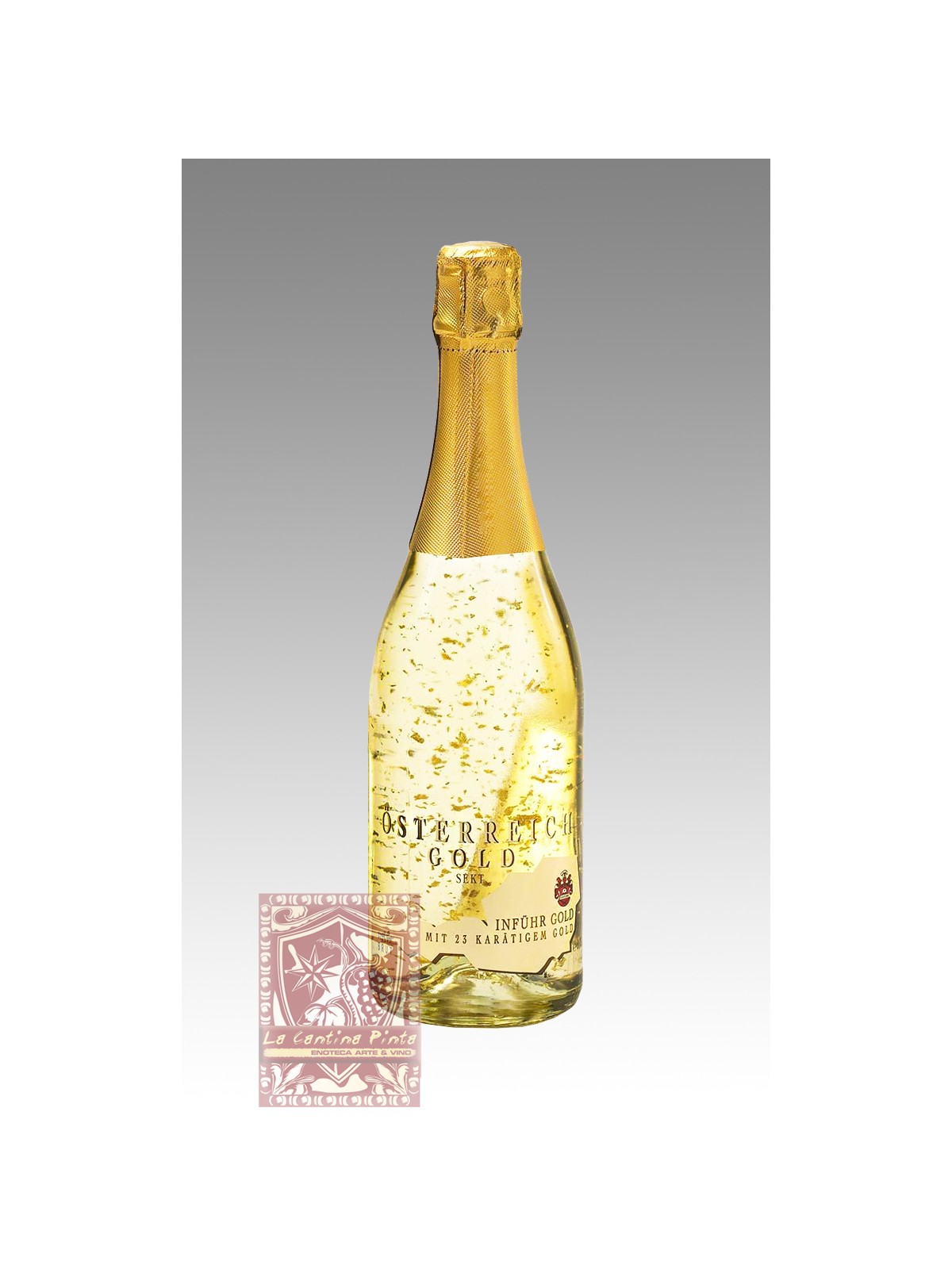 OSTERREICH GOLD TROCKEN MIT 23 KARATIGEM GOLD - INFUR SEKT
