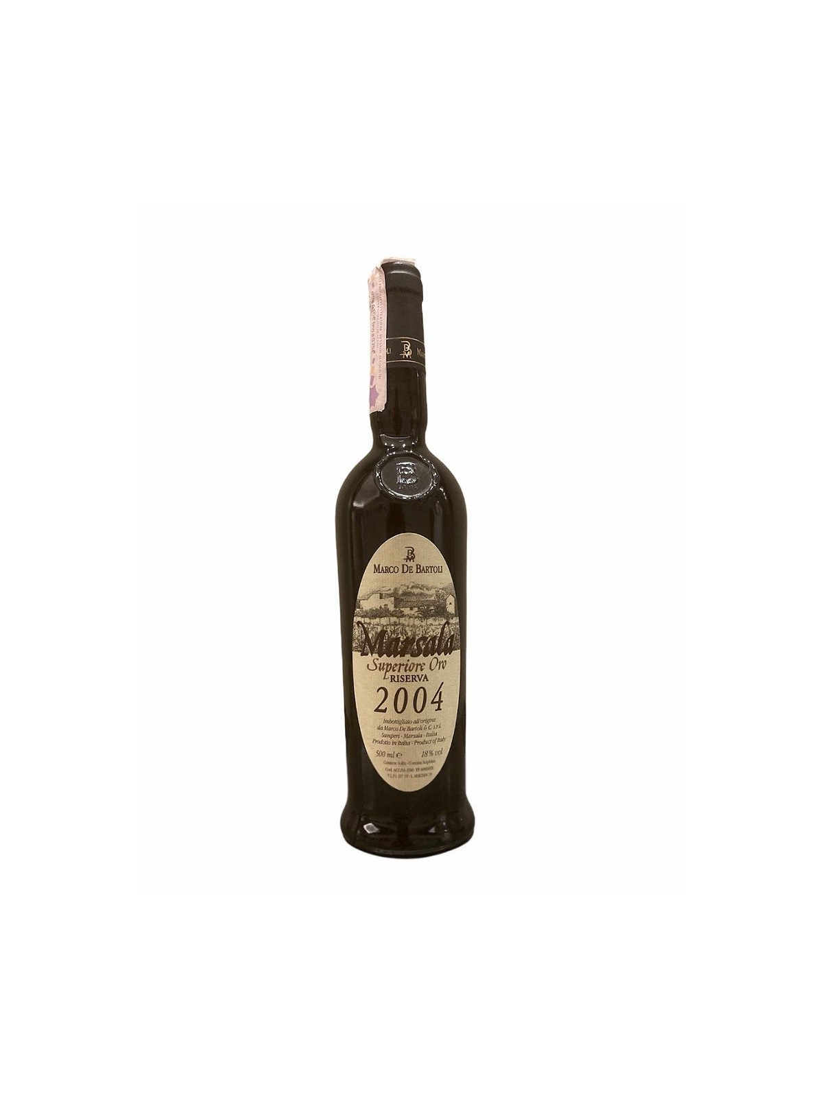 MARSALA SUPERIORE ORO RISERVA 2004- MARCO DE BARTOLI