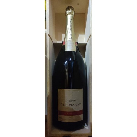 CHAMPAGNE J. DE TELMONT BLANC DE BLANCS 2005 BRUT MATHUSALEM 6 LT.