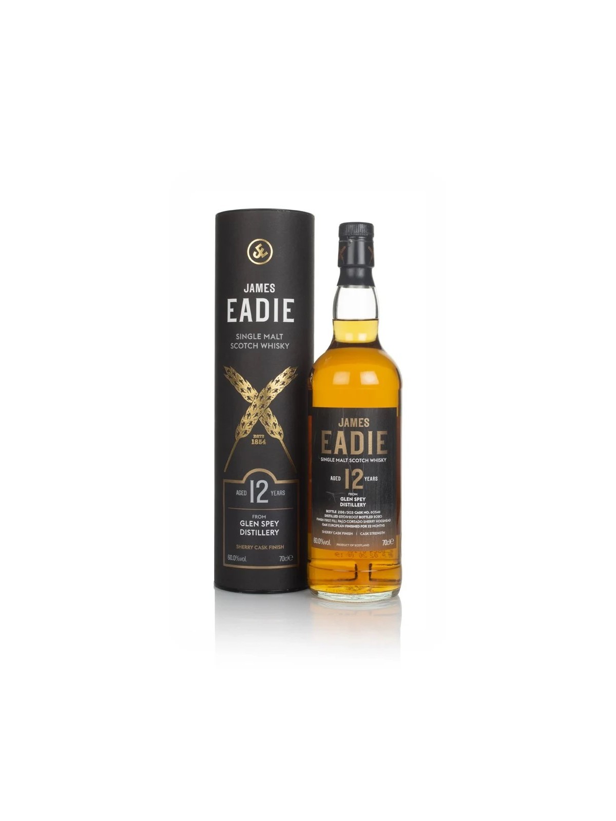 SPEYSIDE WHISKY GLEN SPEY 12 YO 2007/2020 SHERRY CASK FINISH - JAMES EADIE