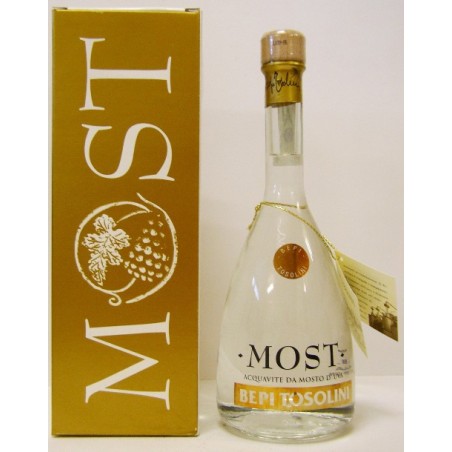 MOST ACQUAVITE DA MOSTO D'UVA ASTUCCIATA BEPI TOSOLINI