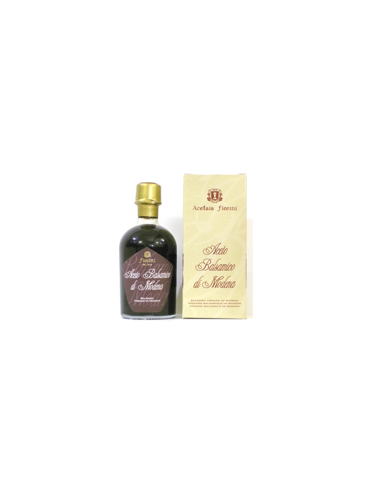 ACETO BALSAMICO DI MODENA FIORINI BOTTIGLIA BASSA
