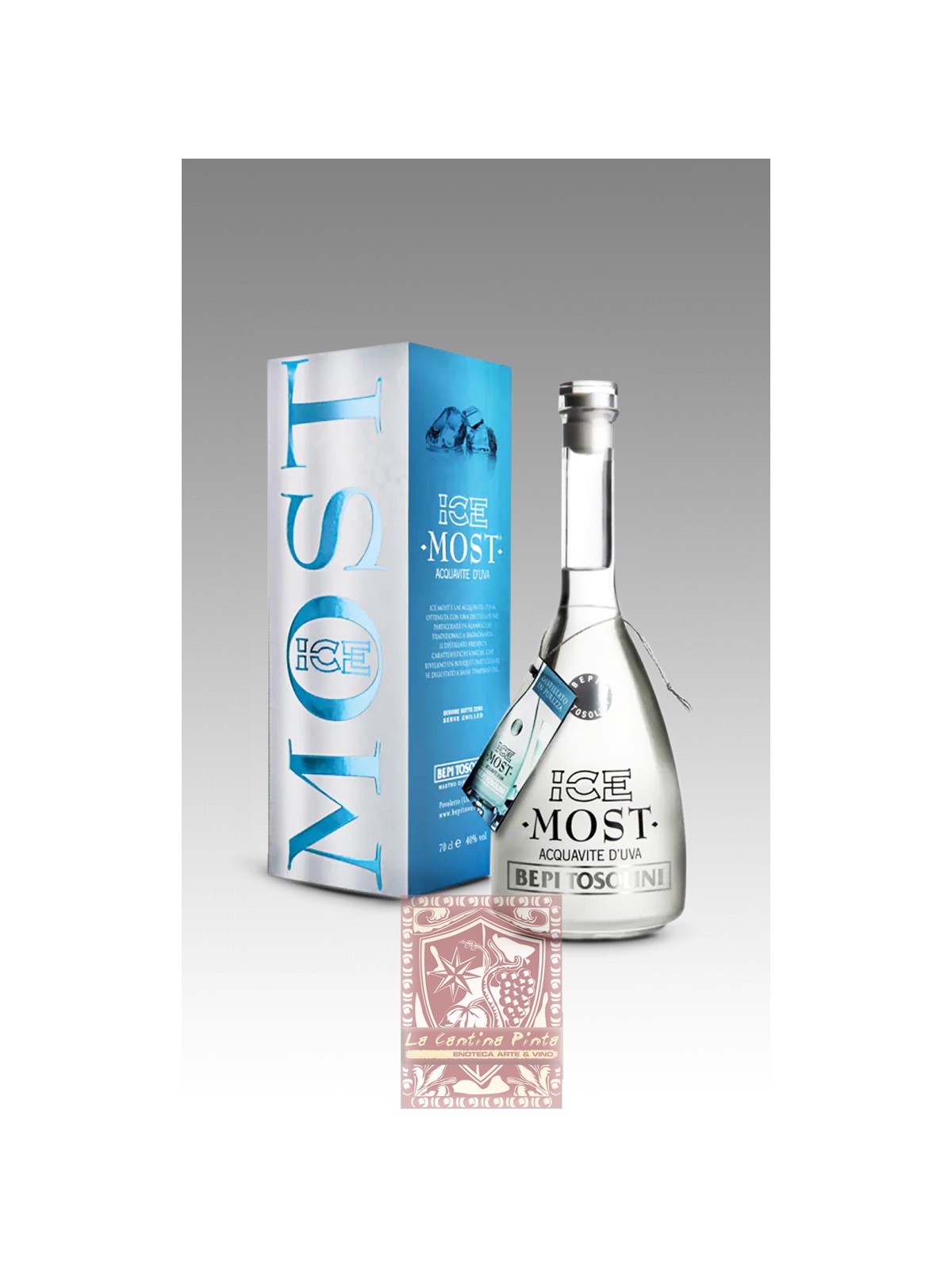 MOST ICE ACQUAVITE D'UVA ASTUCCIATA  BEPI TOSOLINI