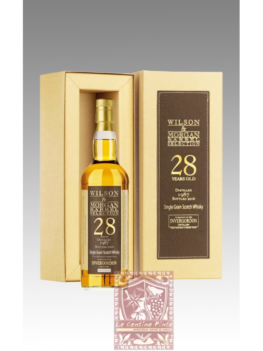 SINGLE GRAIN WHISKY INVERGORDON 1987 28 YO WILSON & MORGAN BARREL SELECTION