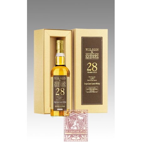 SINGLE GRAIN WHISKY INVERGORDON 1987 28 YO WILSON & MORGAN BARREL SELECTION