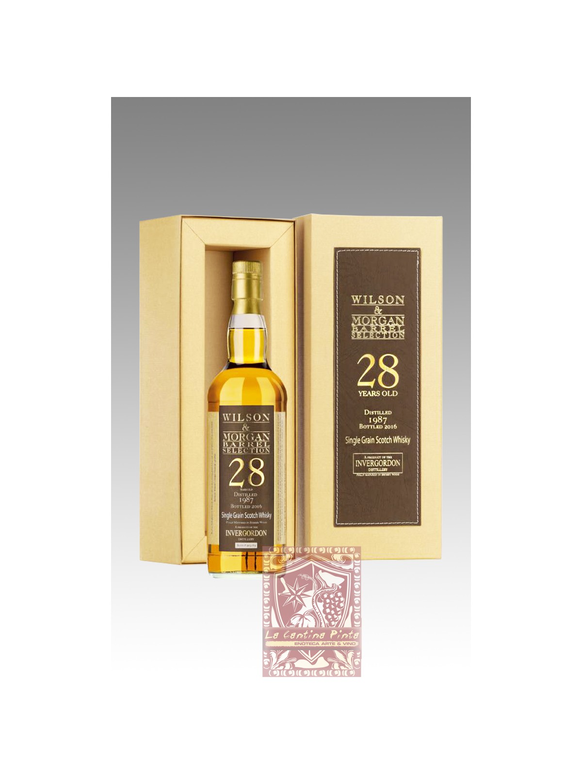 SINGLE GRAIN WHISKY INVERGORDON 1987 28 YO WILSON & MORGAN BARREL SELECTION