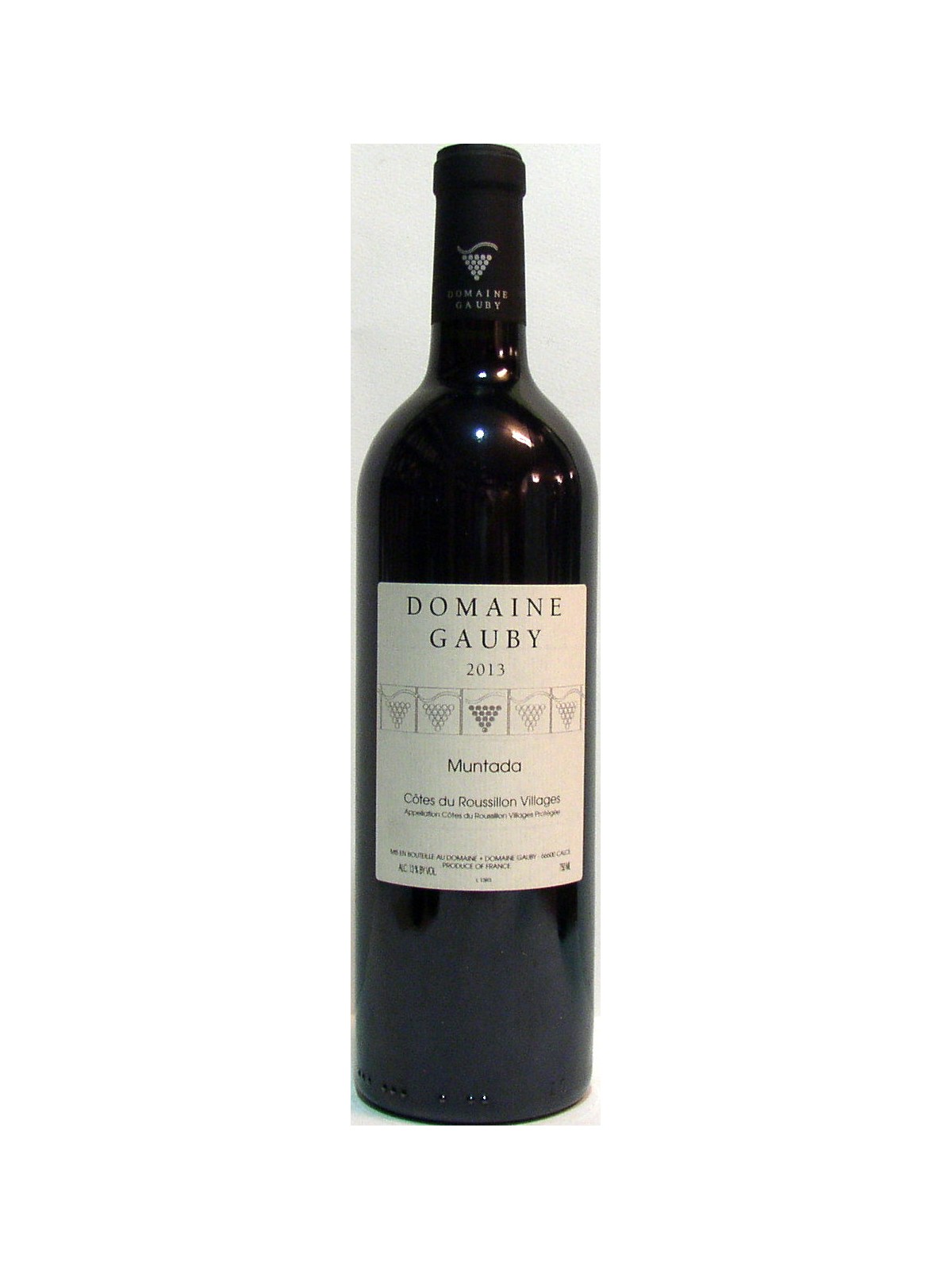 MUNTADA 2013 COTES DU ROUSSILLON VILLAGES AOC - DOMAINE GAUBY