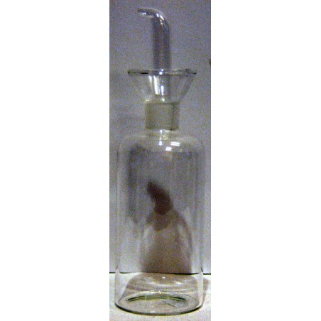 OLIERA CILINDRICA SALVAGOCCIA IN VETRO SOFFIATO 250 ml