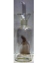 OLIERA CILINDRICA SALVAGOCCIA IN VETRO SOFFIATO 250 ml