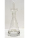 OLIERA CONICA SALVAGOCCIA CON BASE PESANTE IN VETRO SOFFIATO 180 ml
