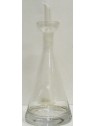 OLIERA CONICA SALVAGOCCIA CON BASE PESANTE IN VETRO SOFFIATO 550 ml