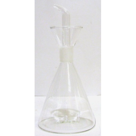 OLIERA CONICA SALVAGOCCIA IN VETRO SOFFIATO 250 ml