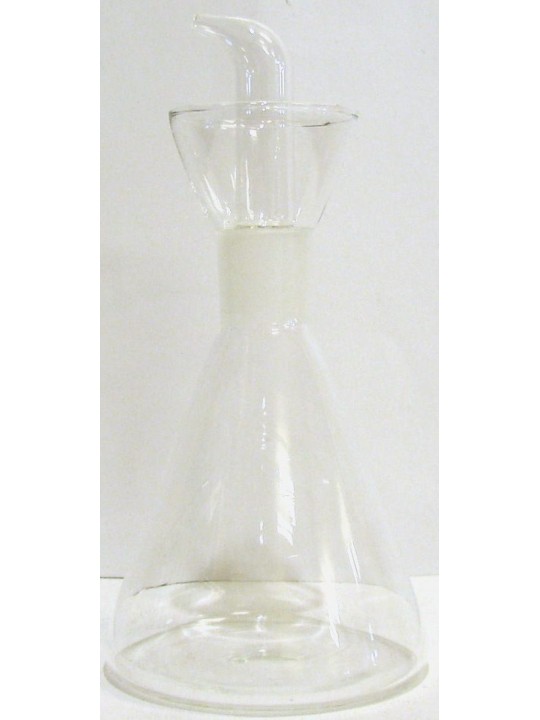 OLIERA CONICA SALVAGOCCIA IN VETRO SOFFIATO 500 ml