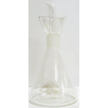 OLIERA CONICA SALVAGOCCIA IN VETRO SOFFIATO 500 ml