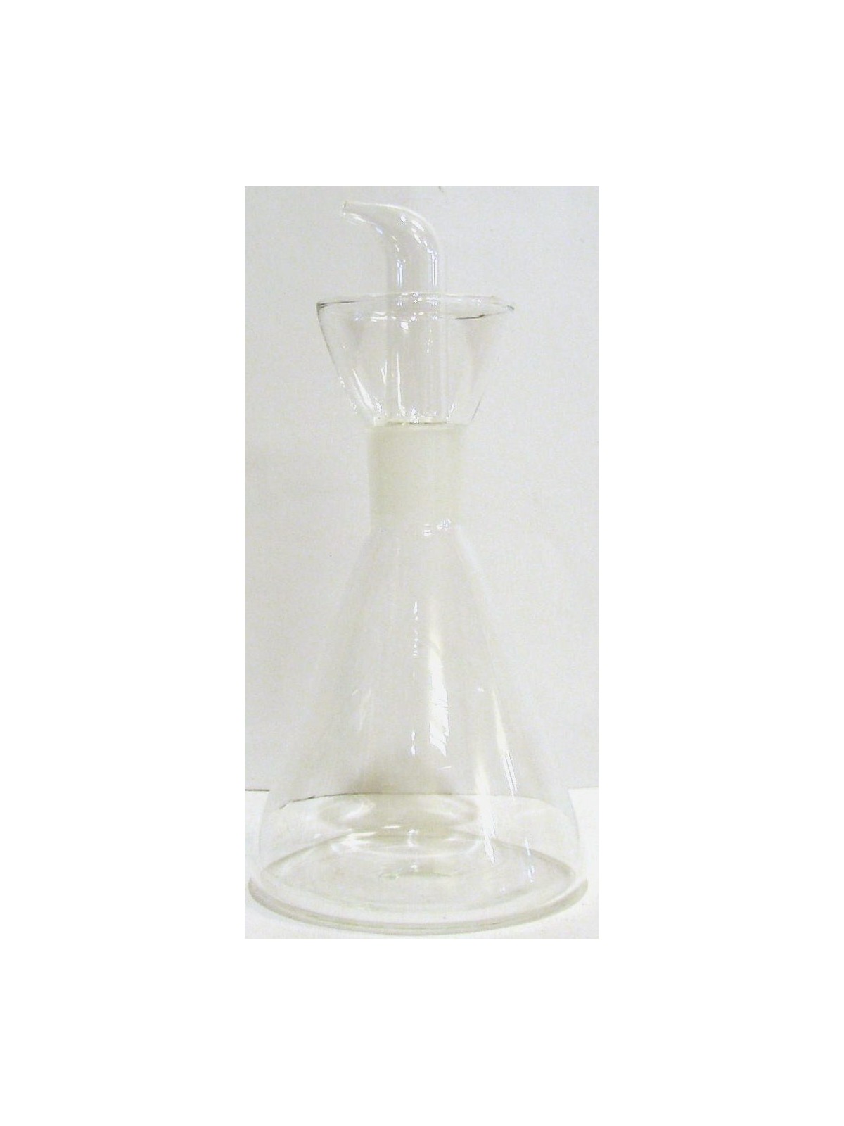 OLIERA CONICA SALVAGOCCIA IN VETRO SOFFIATO 500 ml