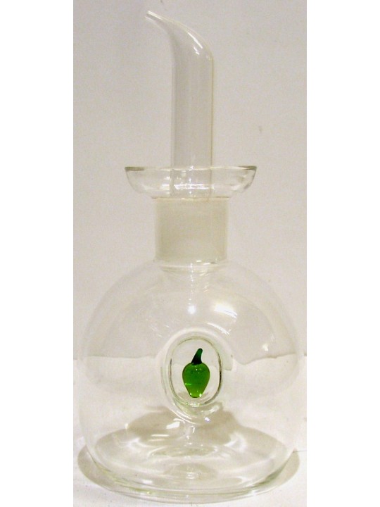 OLIERA ROTONDA SALVAGOGGIA CON OLIVA IN VETRO SOFFIATO da 500 ml