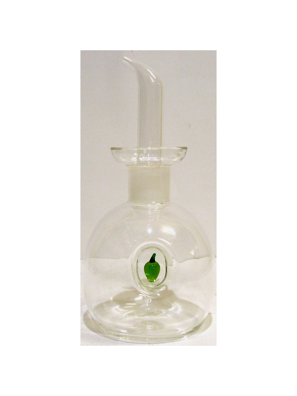OLIERA ROTONDA SALVAGOGGIA CON OLIVA IN VETRO SOFFIATO da 500 ml