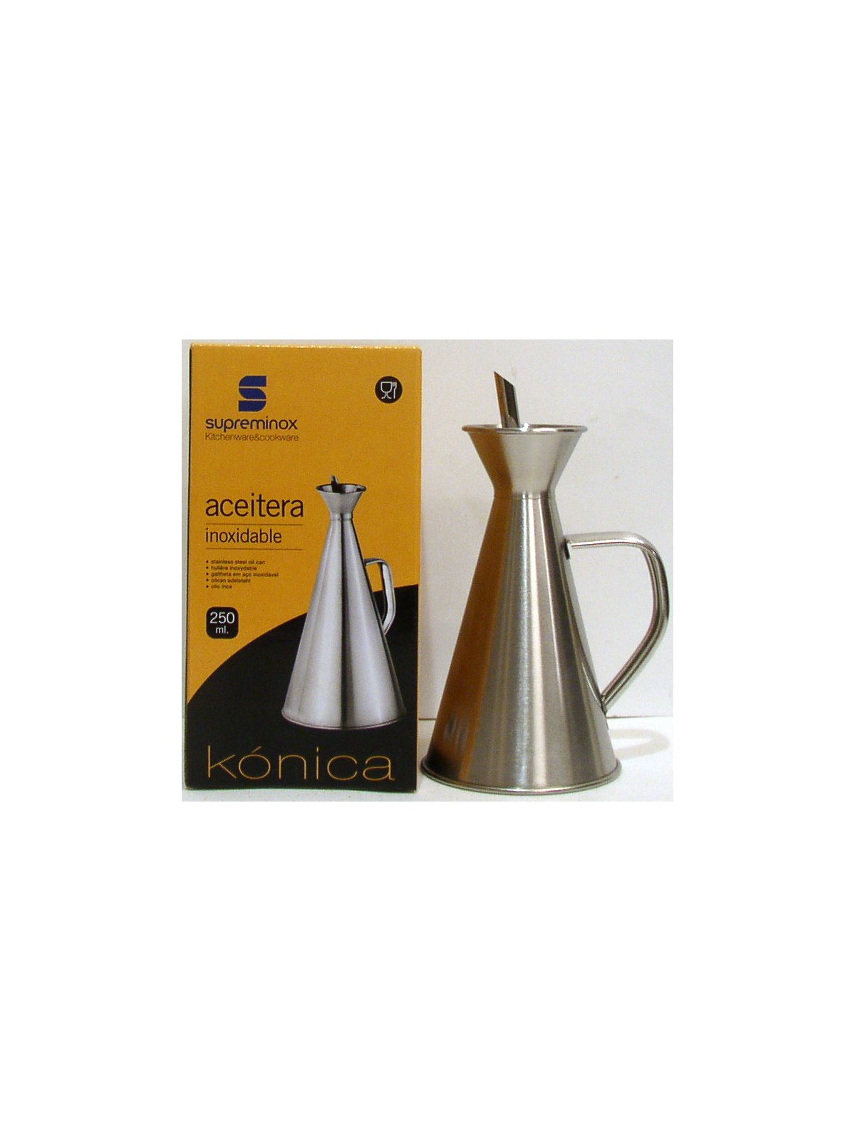 OLIERA- ACETIERA INOX KONICA 250 ml