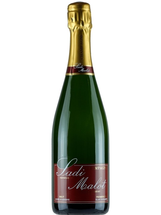 CHAMPAGNE CUVEE DE RESERVE 1ER CRU BLANC DE BLANCS BRUT - SADI MALOT
