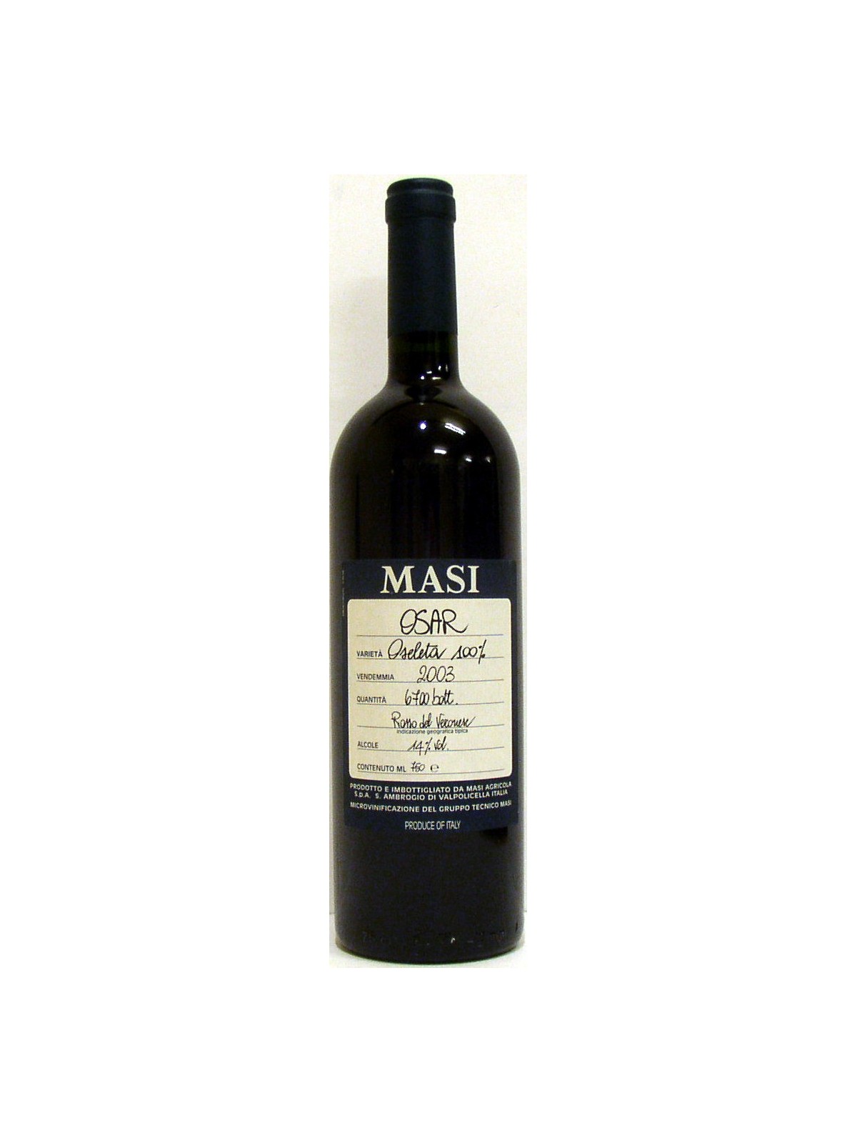 OSAR 2009 ROSSO DEL VERONESE - MASI