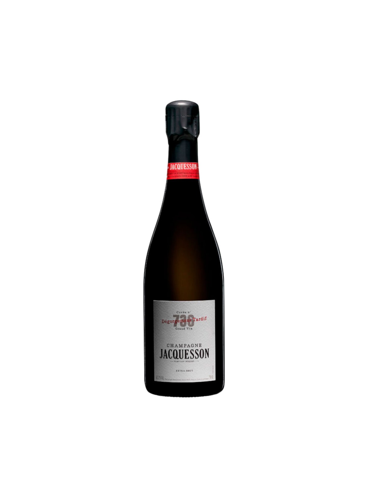 CHAMPAGNE JACQUESSON CUVEE 742  DEGOURGEMENT TARDIF EXTRA BRUT