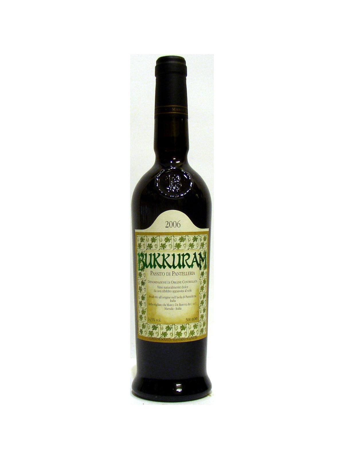 PASSITO DI PANTELLERIA PADRE DELLA VIGNA 2019 BUKKURAM 0,50 LT- MARCO DE BARTOLI