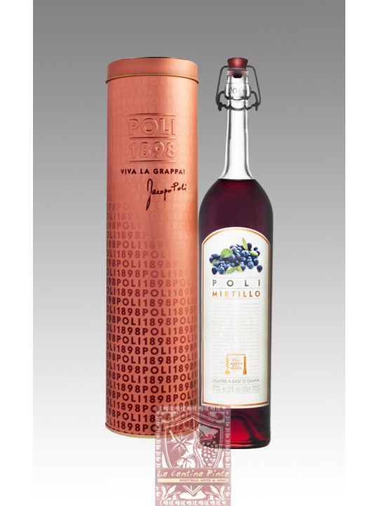 POLI MIRTILLO, LIQUORE A BASE DI GRAPPA -  DISTILLERIE POLI