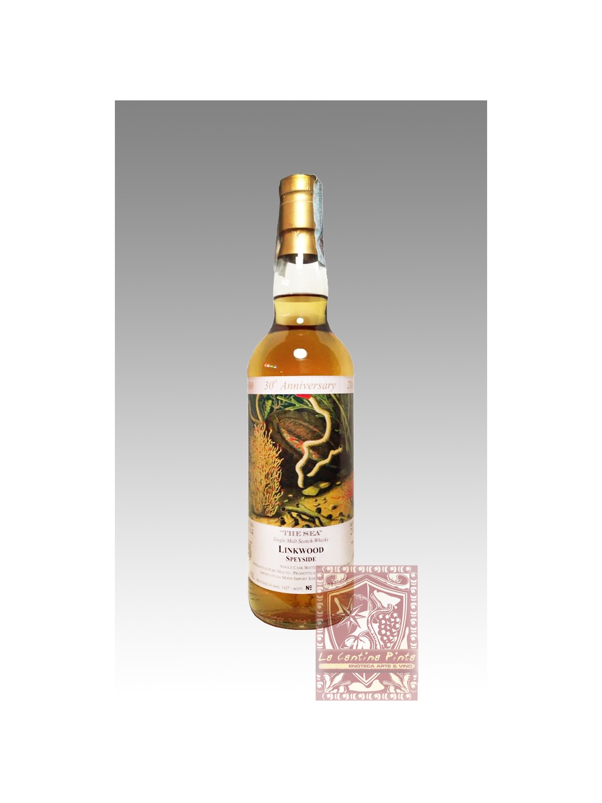 THE SEA SINGLE MALT WHISKY LINKWOOD 1984/2010 30th ANNIVERSARY MOON IMPORT