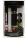 POMPETTA SALVAVINO CON DUE TAPPI NERO-CROMATO (WINE SAVER SET)