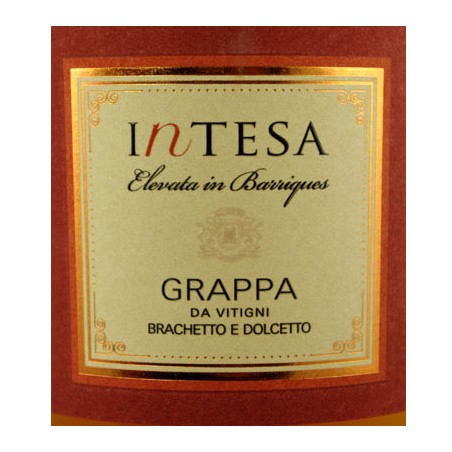 GRAPPA INTESA ELEVATA IN BARRIQUE ASTUCCIATA MAZZETTI