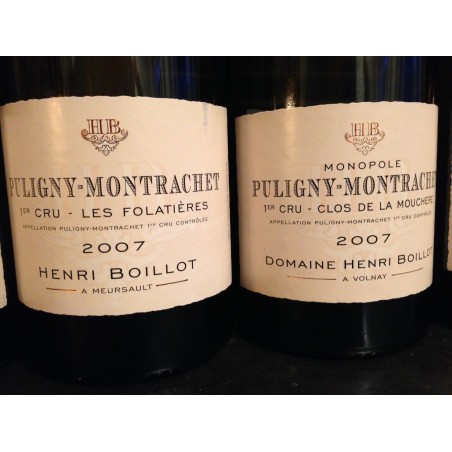 PULIGNY-MONTRACHET 1er CRU LES FOLATIERES 2007  - DOMAINE HENRI BOILLOT