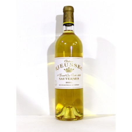 CHATEAU RIEUSSEC 2003 GRAN CRU CLASSE' SAUTERNES