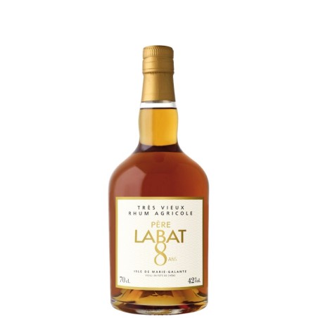 RHUM  EXTRA VIEUX AGRICOLE DE MARIE GALANTE  PERE LABAT HORS D'AGE 8 ANS - RUM DI GUADELOUPE