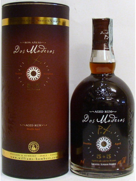 RHUM ANEJO DOS MADERAS PX RESERVA SUPERIOR 5+5 Y.O. DOUBLE AGED, RUM DELLA GIAMAICA