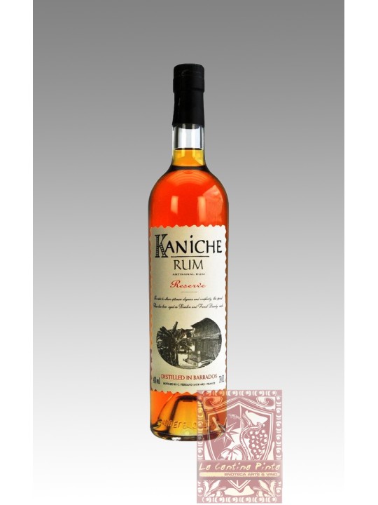 RHUM ARTISANAL KANICHE RESERVE DOUBLE WOOD BOURBON  AND FRENCH BRANDY CASKS  RUM DELLE BARBADOS