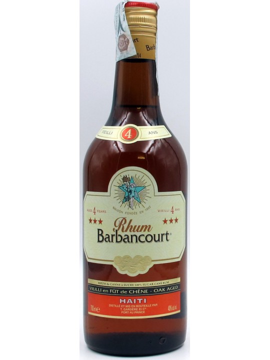 RHUM BARBANCOURT 4 Y.O. IN OAK - JEAN GARDERE ET C., RUM DI HAITI