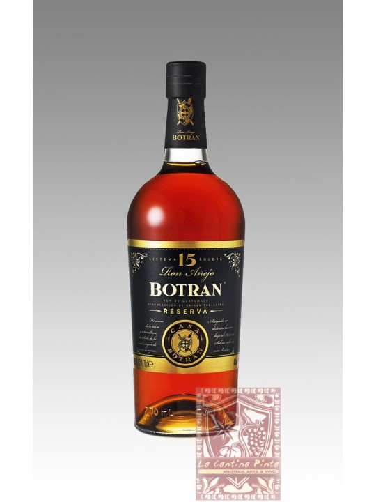 RON ANEJO BOTRAN  RESERVA SISTEMA SOLERA 15  RUM DEL GUATEMALA