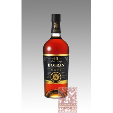 RON ANEJO BOTRAN  RESERVA SISTEMA SOLERA 15  RUM DEL GUATEMALA