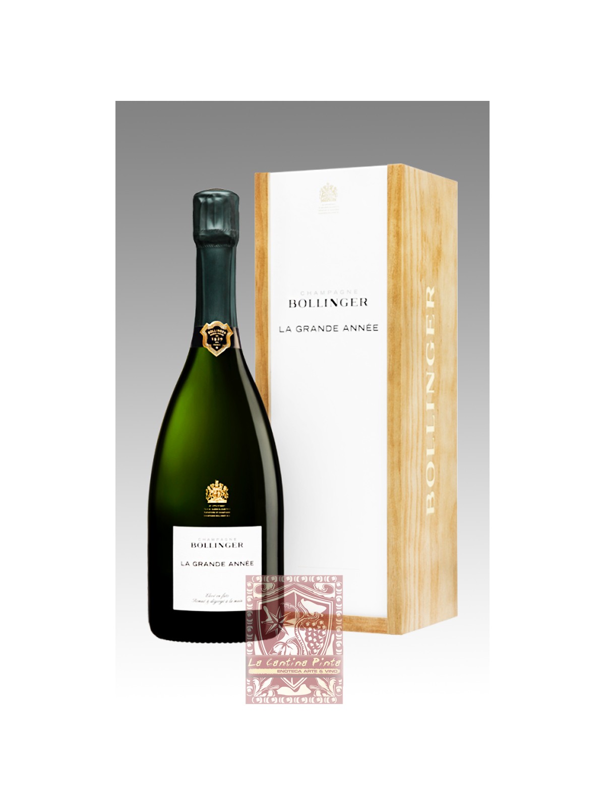 CHAMPAGNE BOLLINGER LA GRANDE ANNEE' 2014 BRUT COFFRET