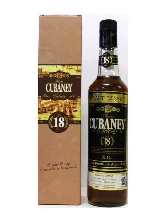 RHUM CUBANEY  X.O.EXTRA PREMIUM AGED RUM 18 Y.O.