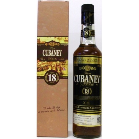 RHUM CUBANEY  X.O.EXTRA PREMIUM AGED RUM 18 Y.O.