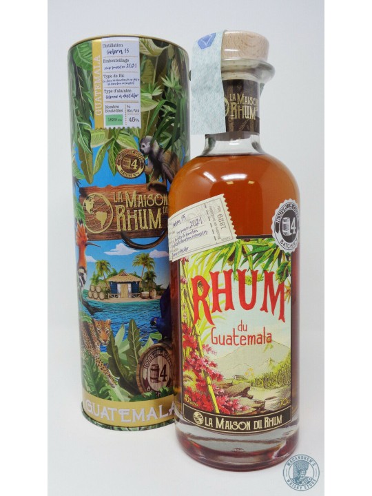 RHUM DU GUATEMALA SOLERA 10 BATCH N 5  LA MAISON DU RHUM, RUM DEL GUATEMALA