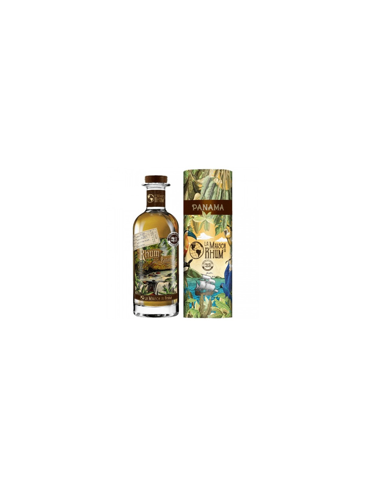 RHUM DU PANAMA  BATCH N 3 LA MAISON DU RHUM, RUM DI  PANAMA