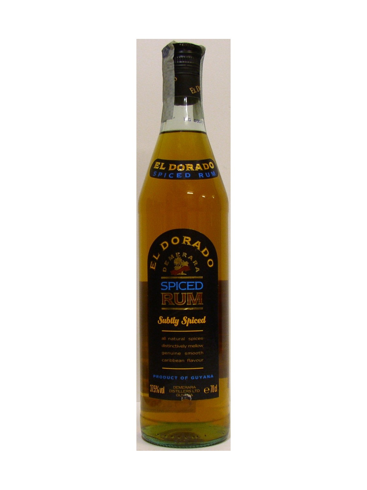 RHUM EL DORADO SUBTLY SPICED, RUM DELLA GUYANA